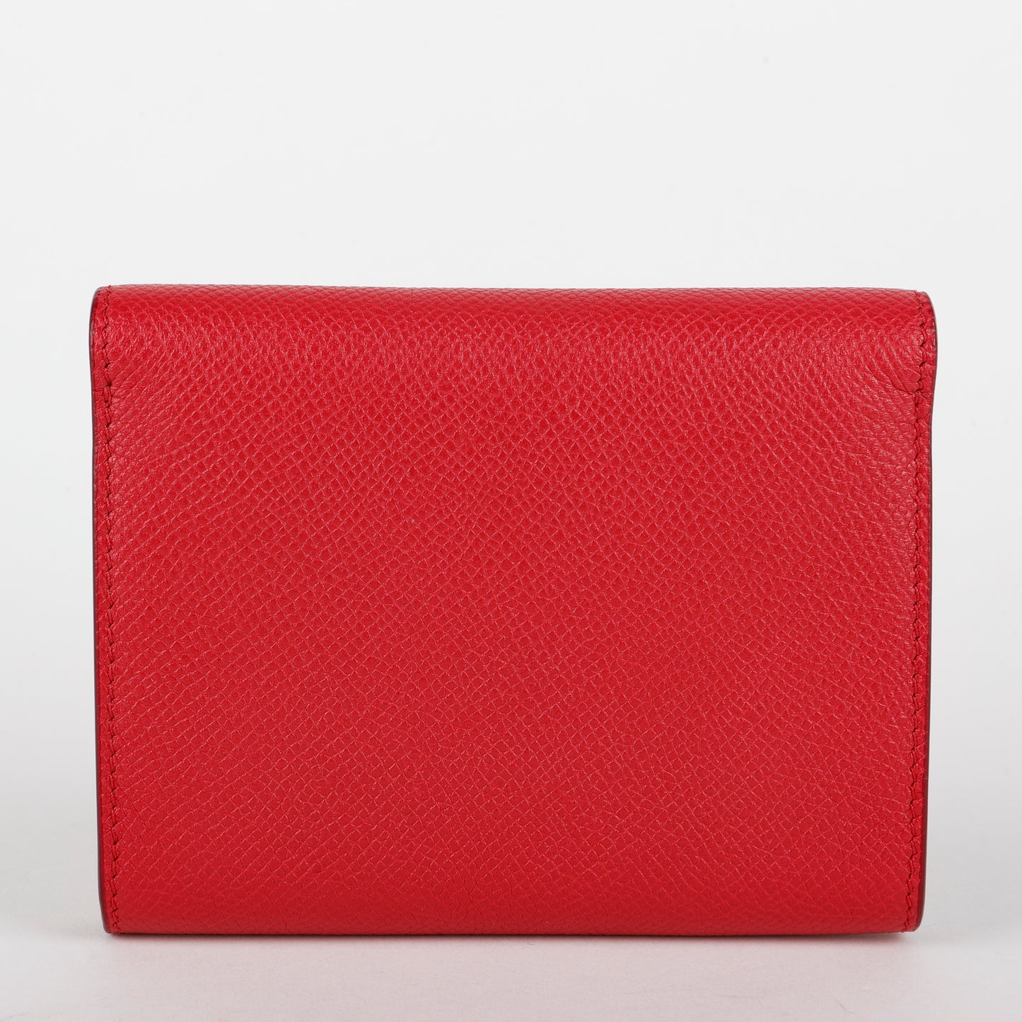 Small Trotteur Multifunction Wallet, Red Calfskin