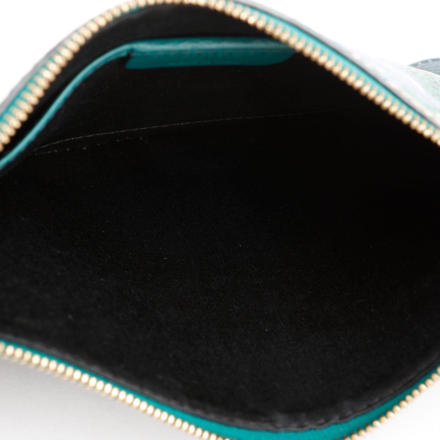 Prorsum Floral Zipped Wristlet, Green