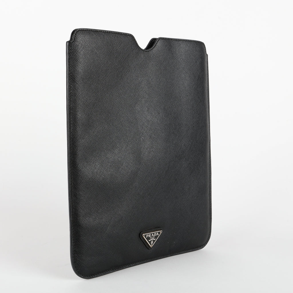 Saffiano iPad Case, Black