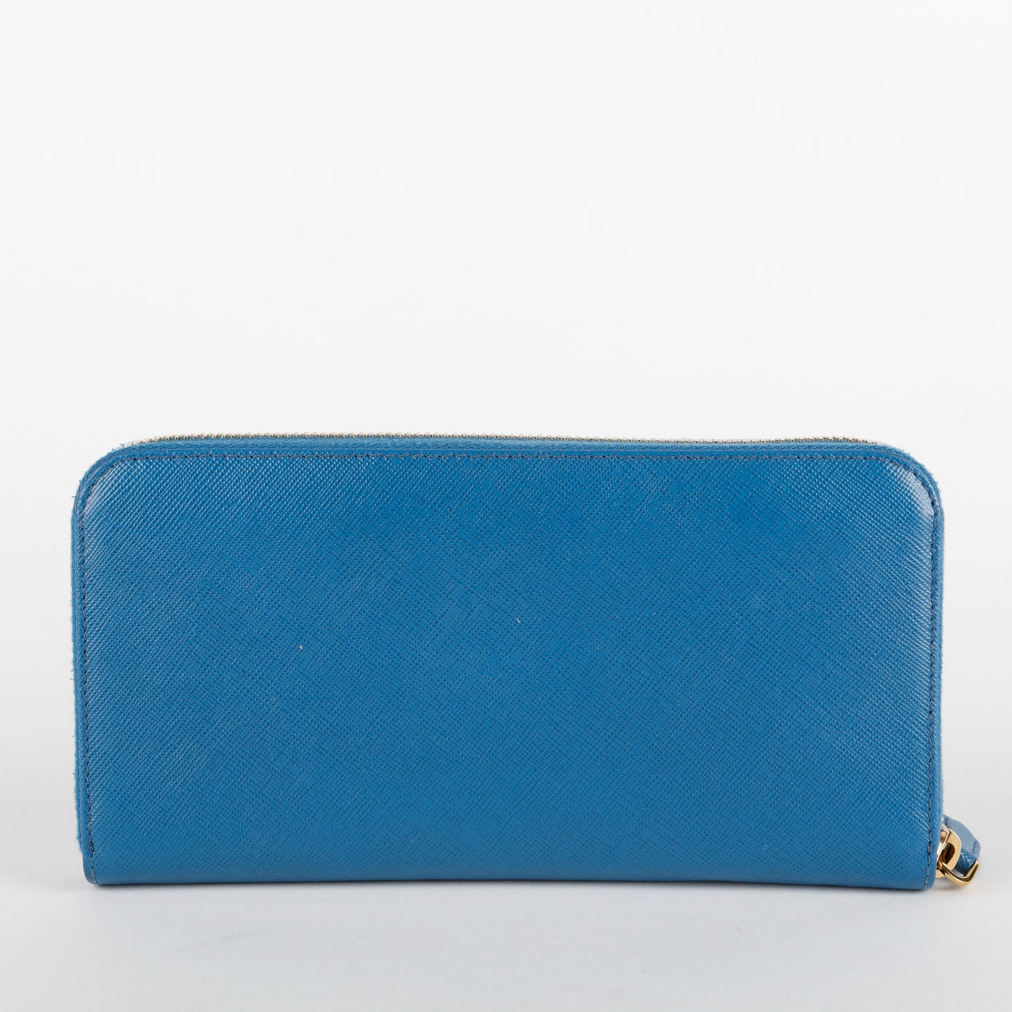 Zip Around Wallet, Cobalt Blue Saffiano