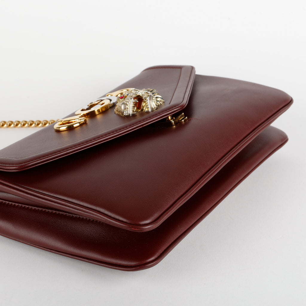 Medium Rajah Shoulder Bag, Bordeaux