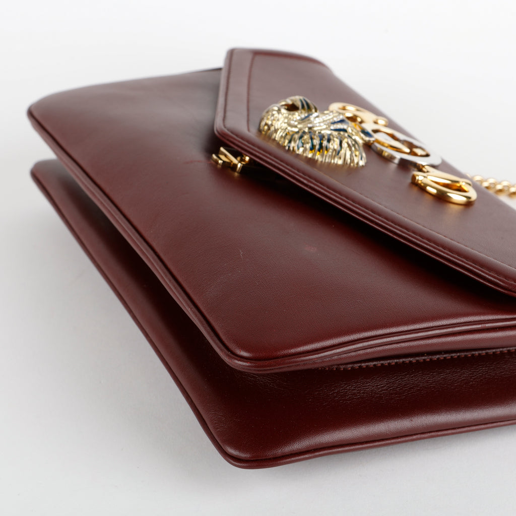 Medium Rajah Shoulder Bag, Bordeaux