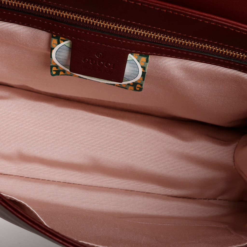 Medium Rajah Shoulder Bag, Bordeaux