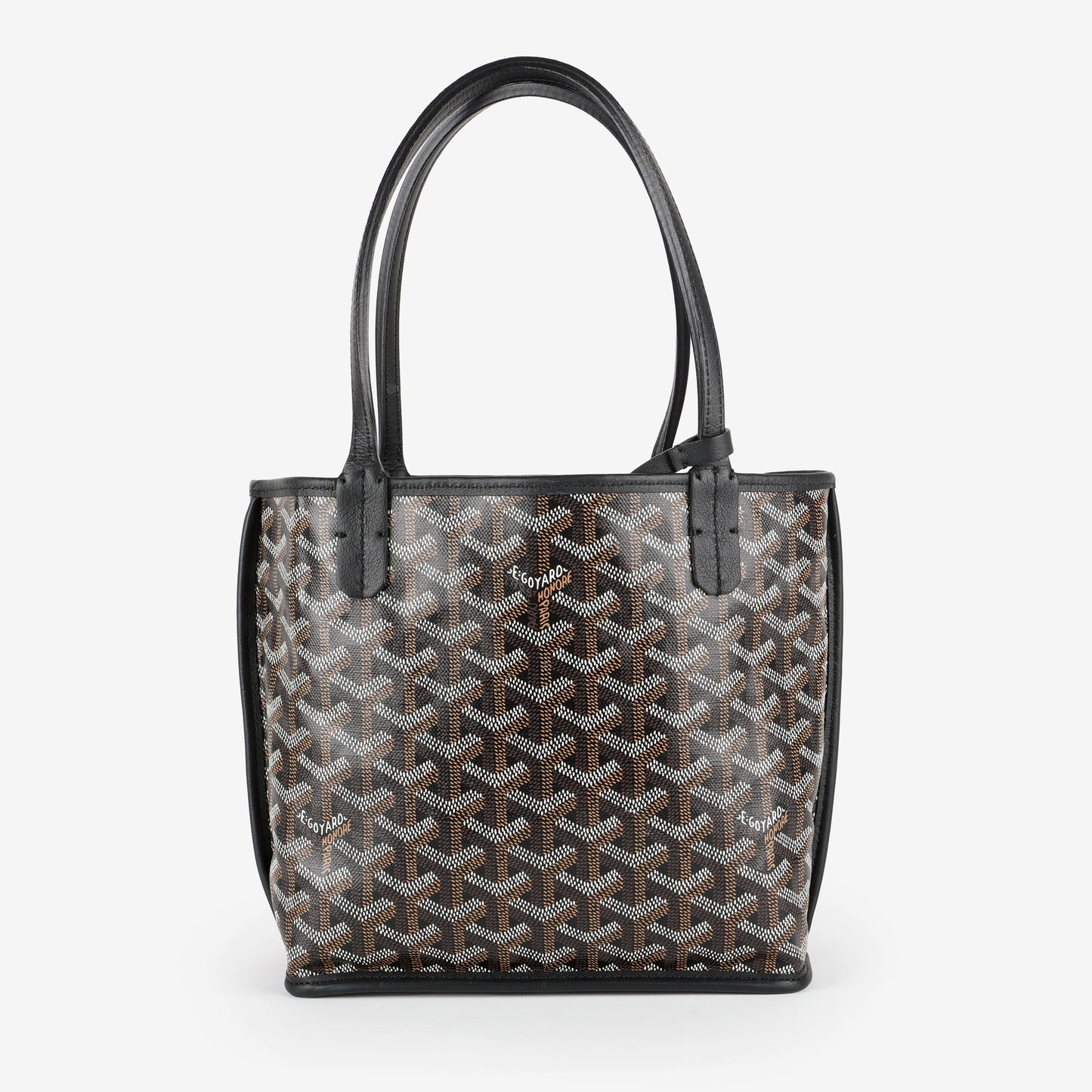 Mini Anjou Reversible Tote, Black