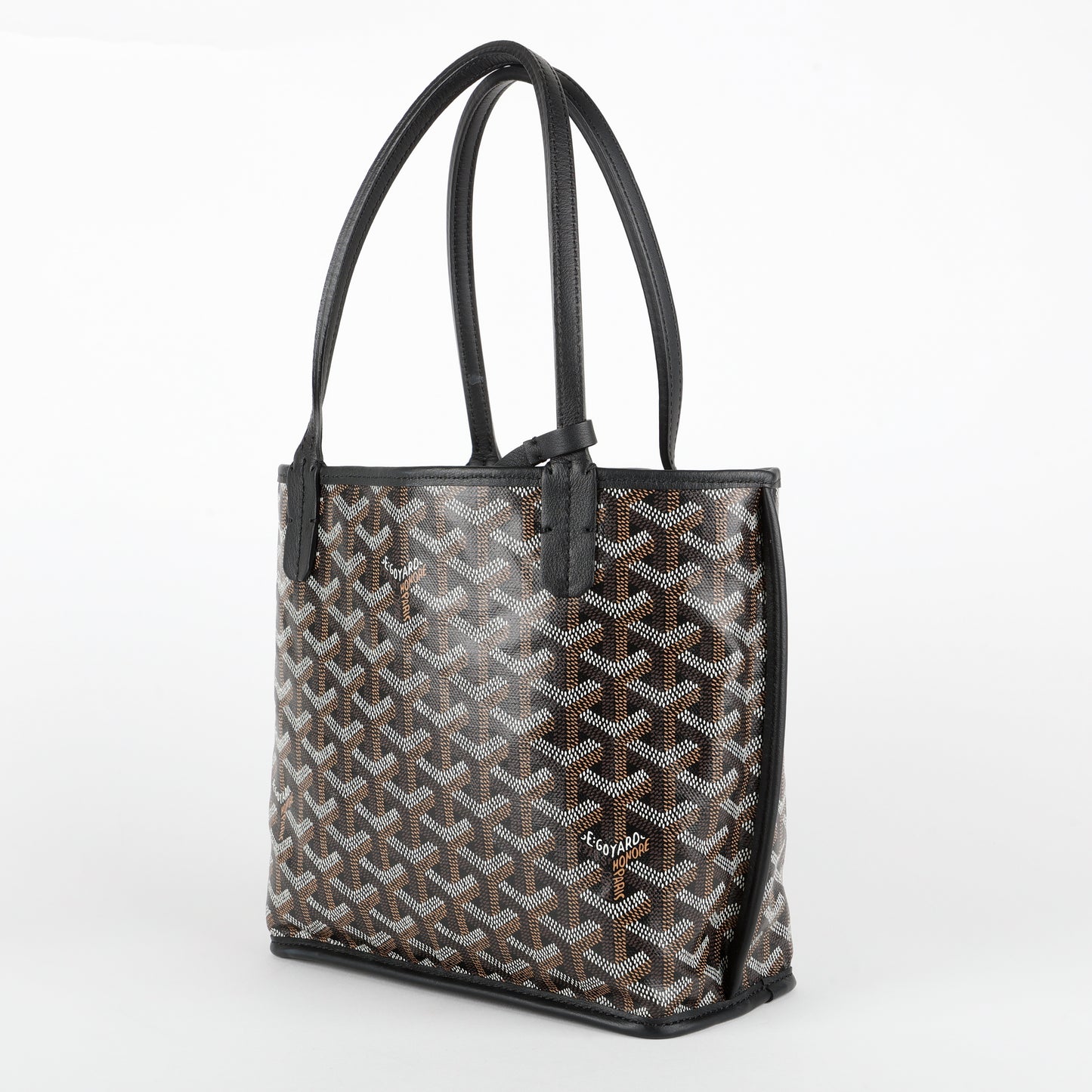Mini Anjou Reversible Tote, Black