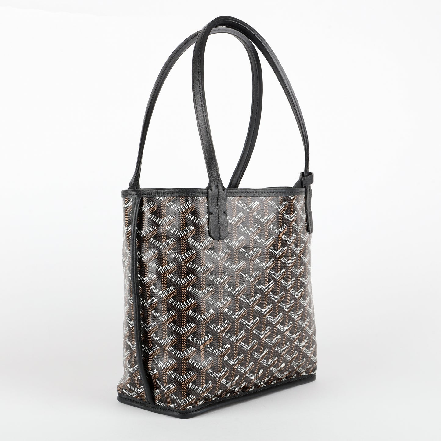 Mini Anjou Reversible Tote, Black