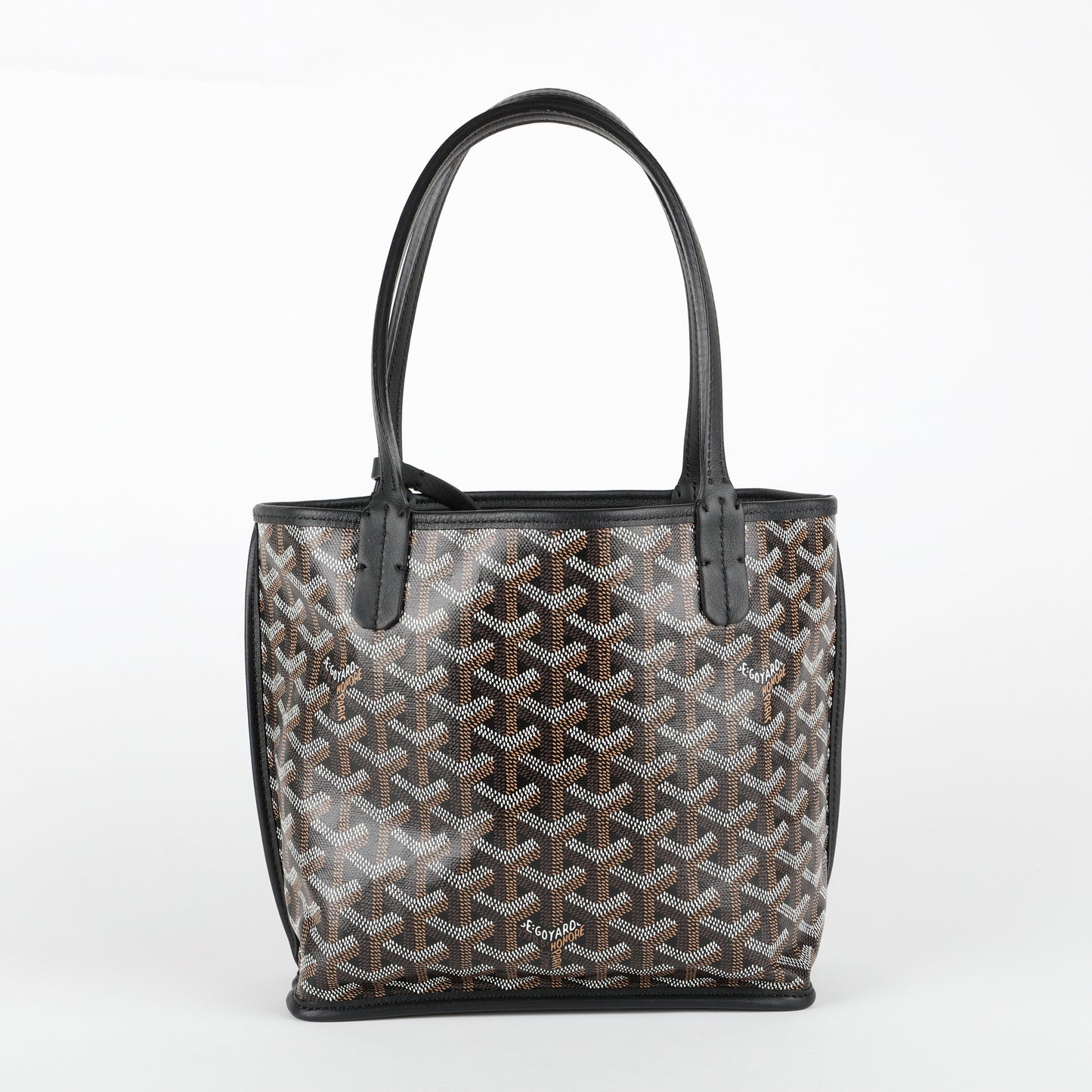 Mini Anjou Reversible Tote, Black