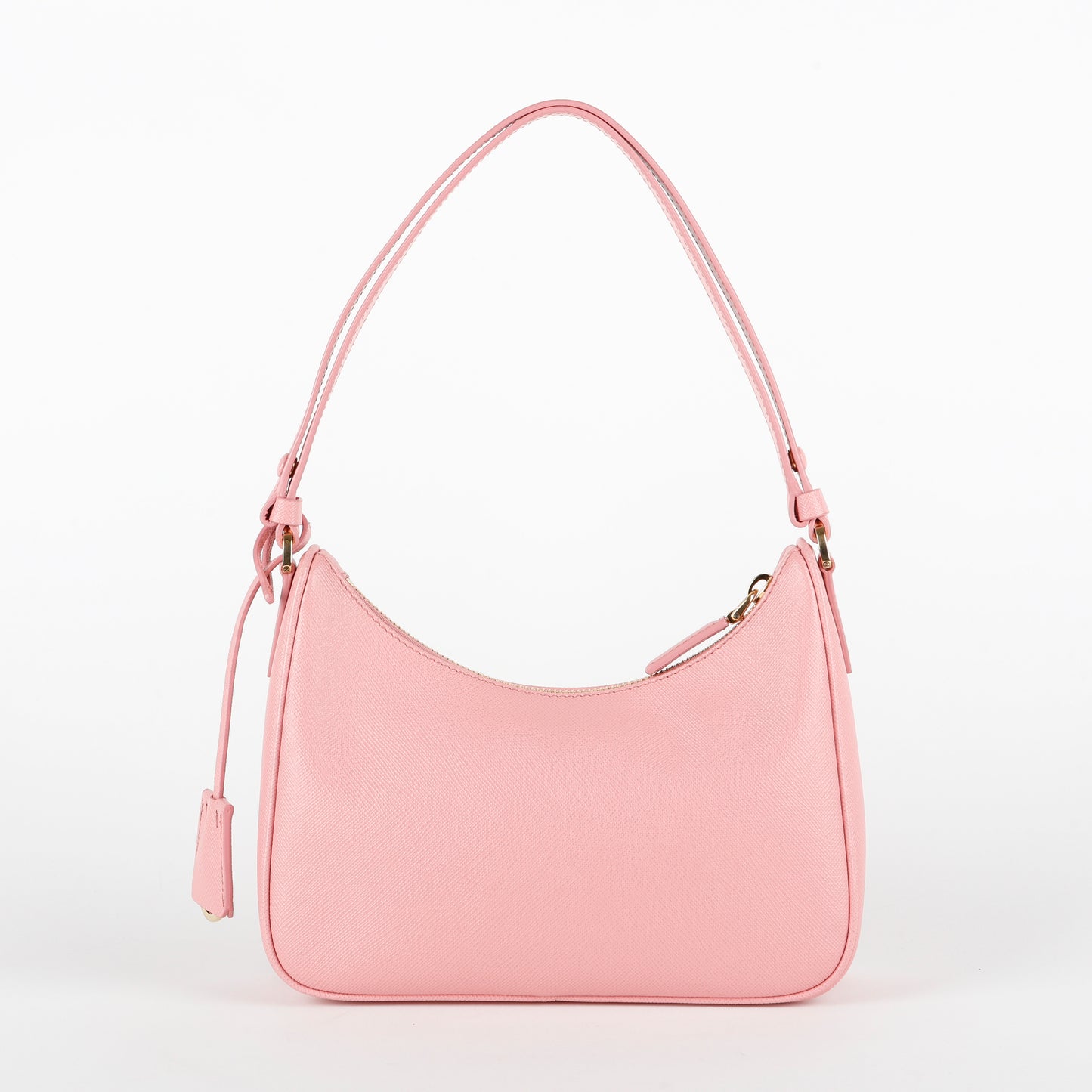 Re-Edition Shoulder Bag, Pink Saffiano GHW