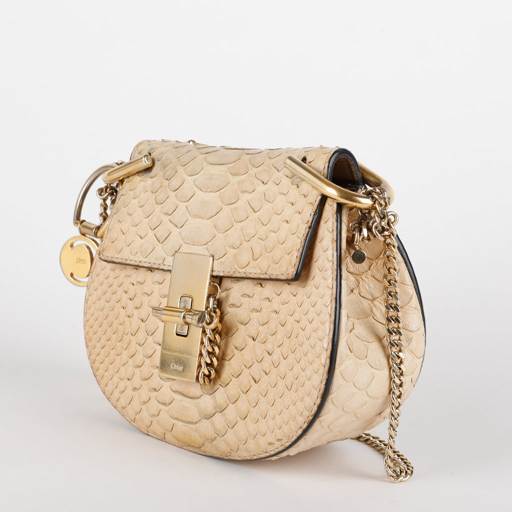 Mini Drew Crossbody, Snakeskin