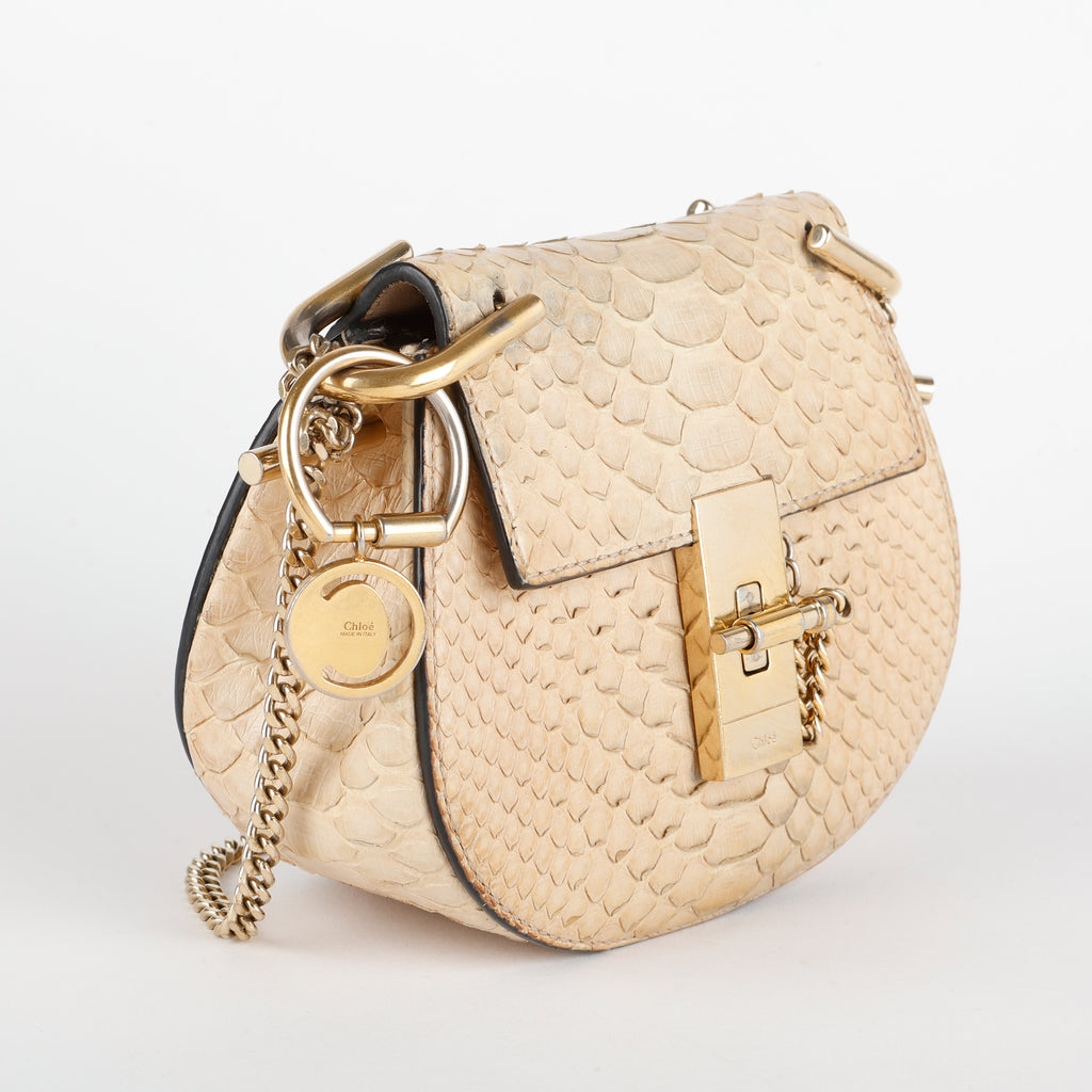 Mini Drew Crossbody, Snakeskin