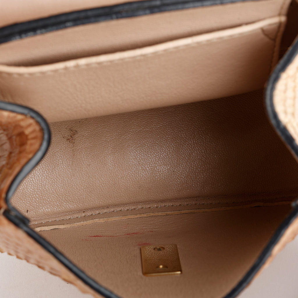 Mini Drew Crossbody, Snakeskin