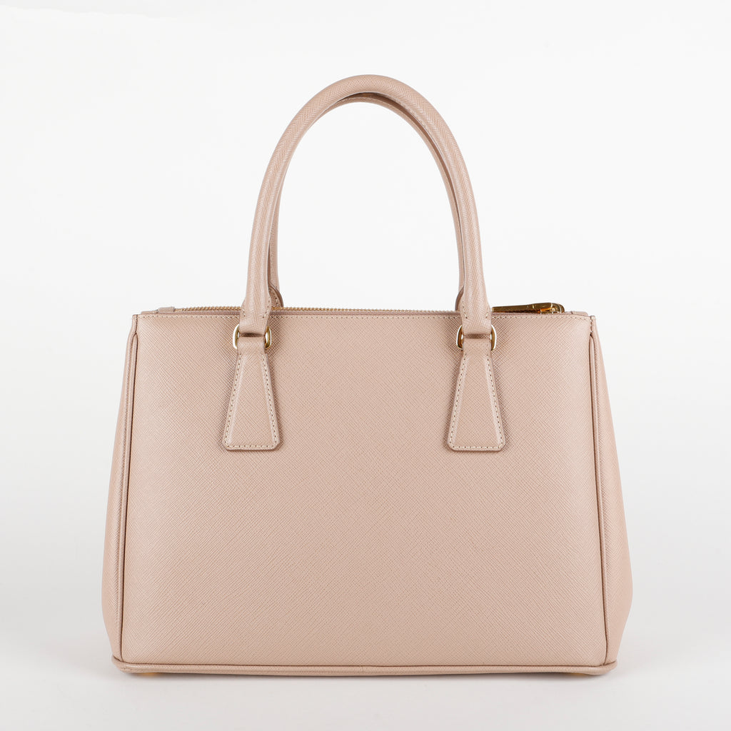 Small Galleria, Beige Saffiano