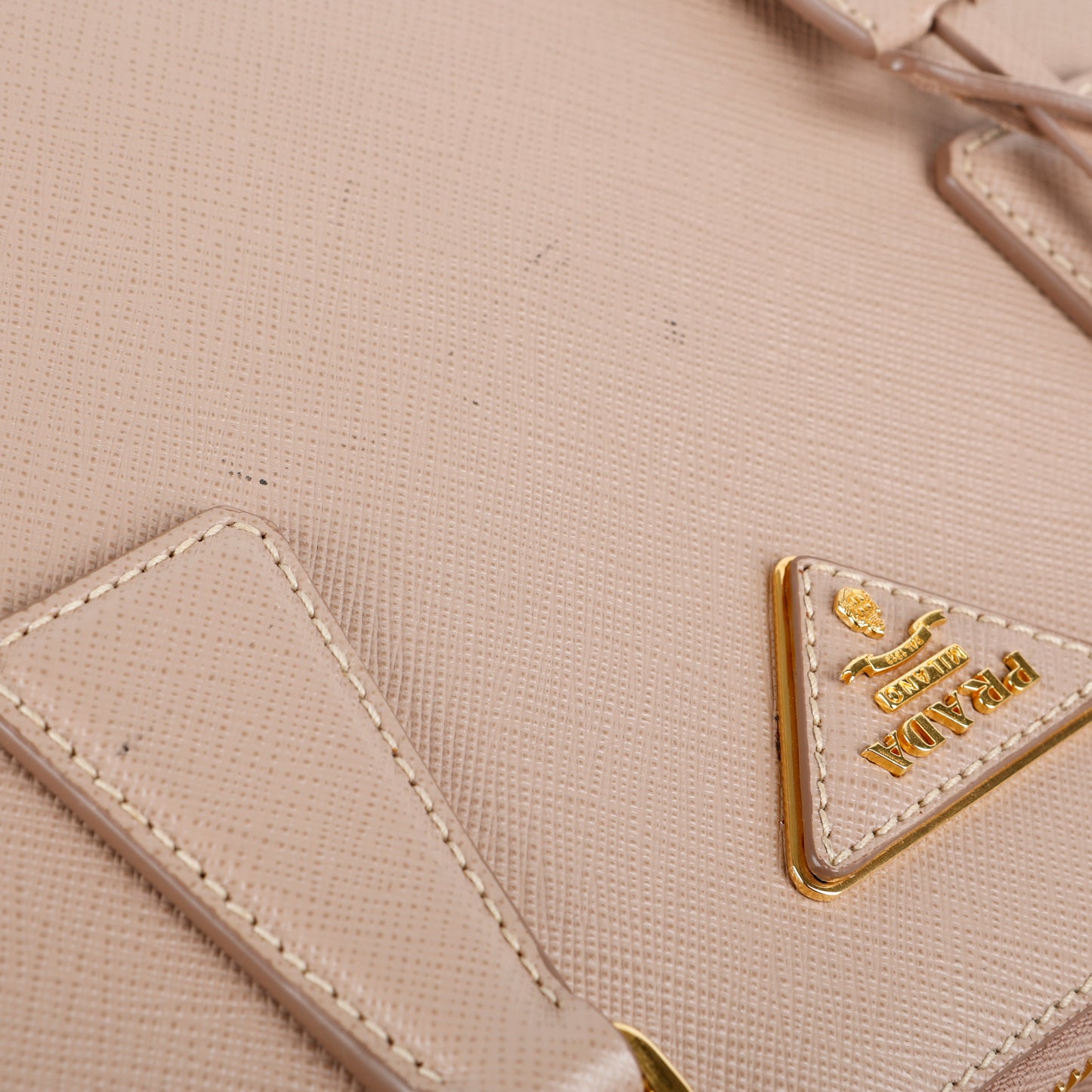 Small Galleria, Beige Saffiano