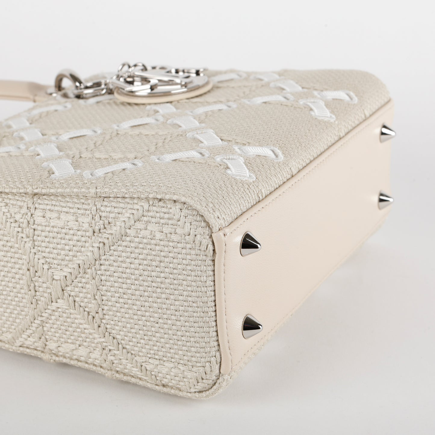 Small Lady Dior, Limited Edition Woven Beige