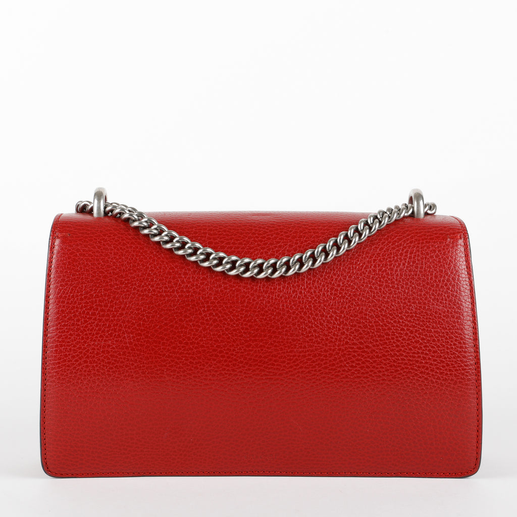 Medium Dionysus Shoulder Bag, Red Calfskin