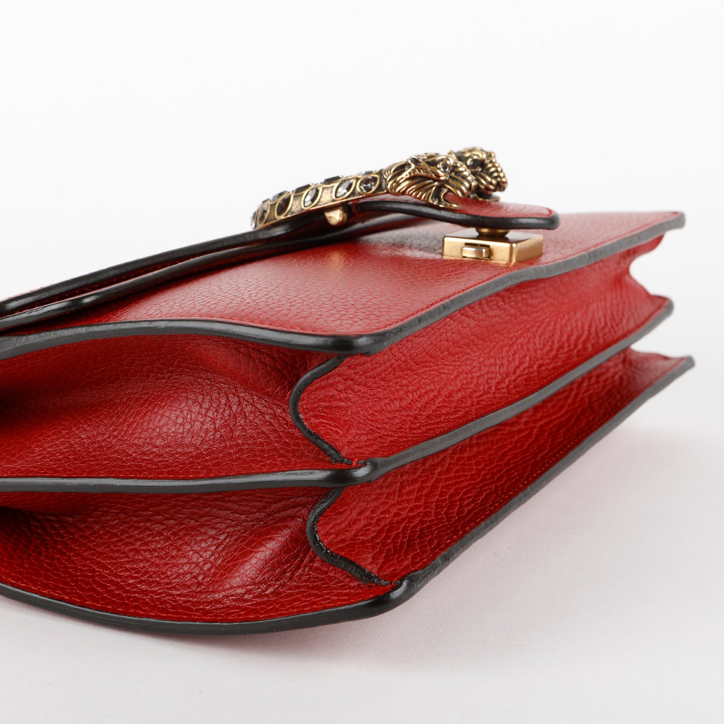 Medium Dionysus Shoulder Bag, Red Calfskin