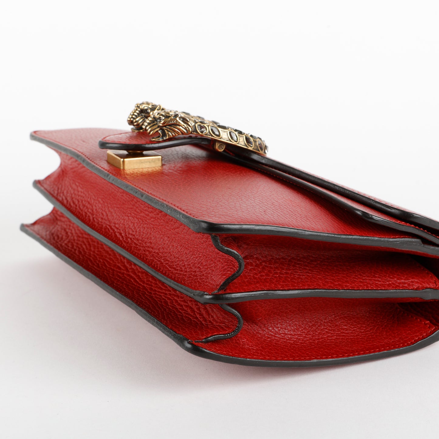 Medium Dionysus Shoulder Bag, Red Calfskin