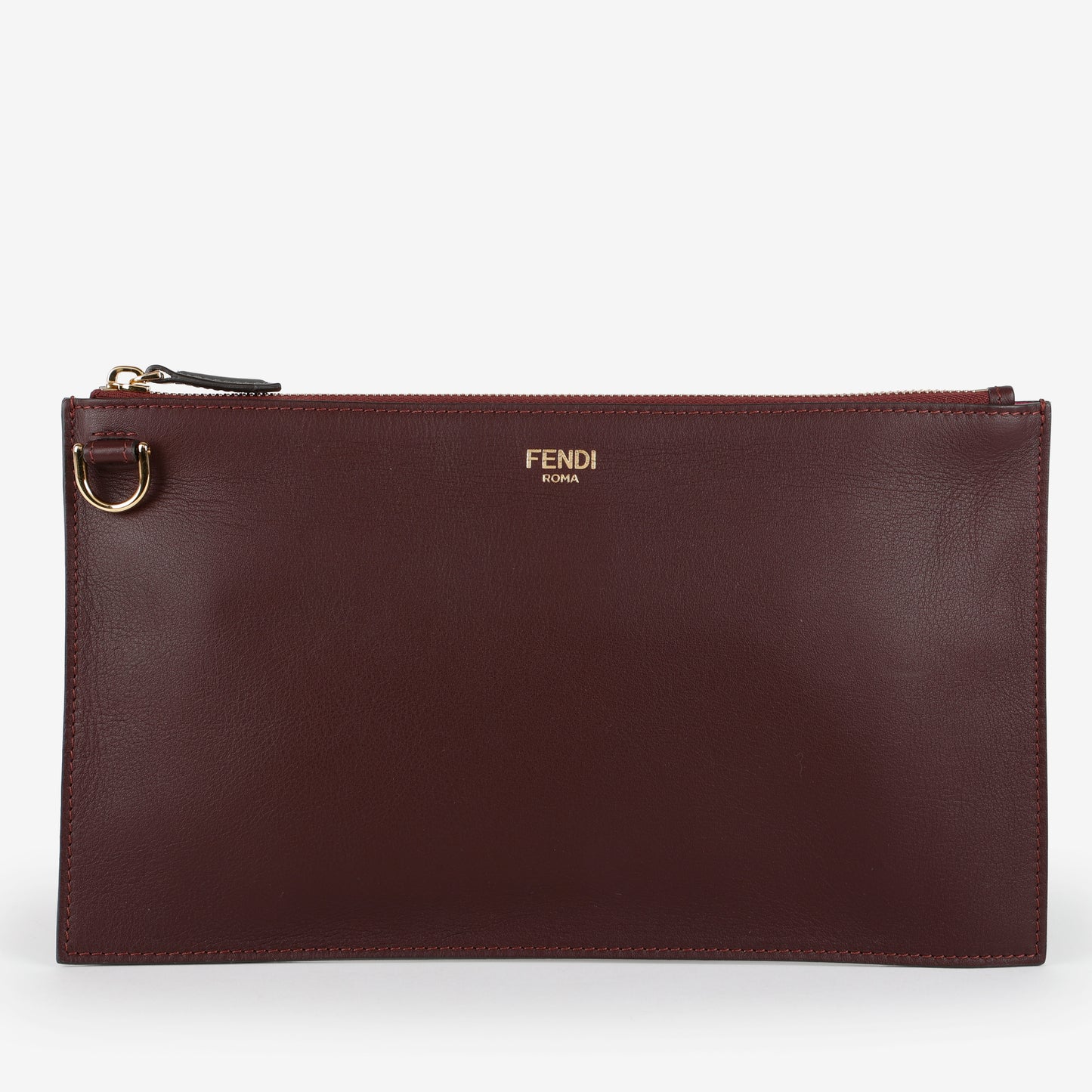 Slim Pouch, Maroon (missing wristlet)