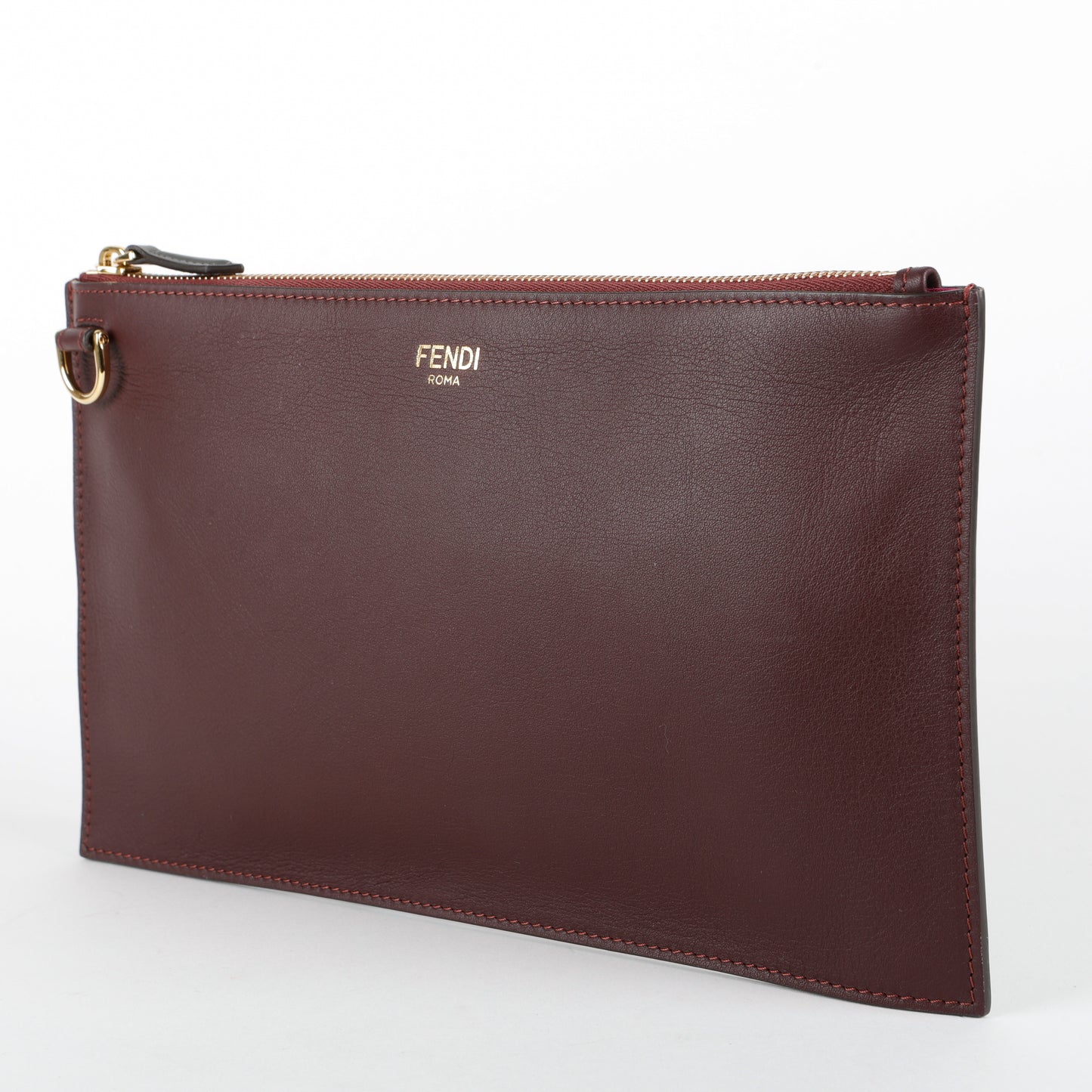 Slim Pouch, Maroon (missing wristlet)