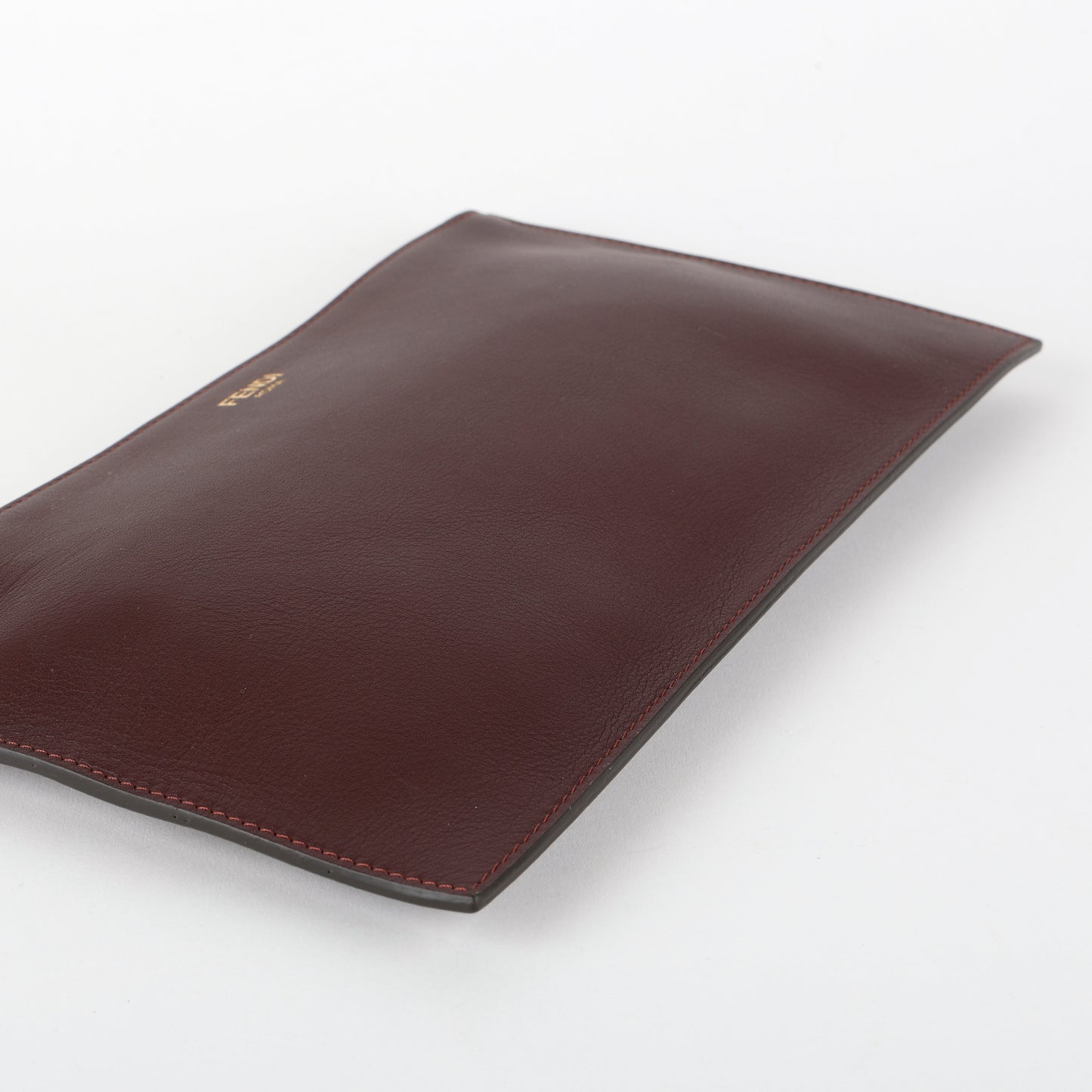 Slim Pouch, Maroon (missing wristlet)