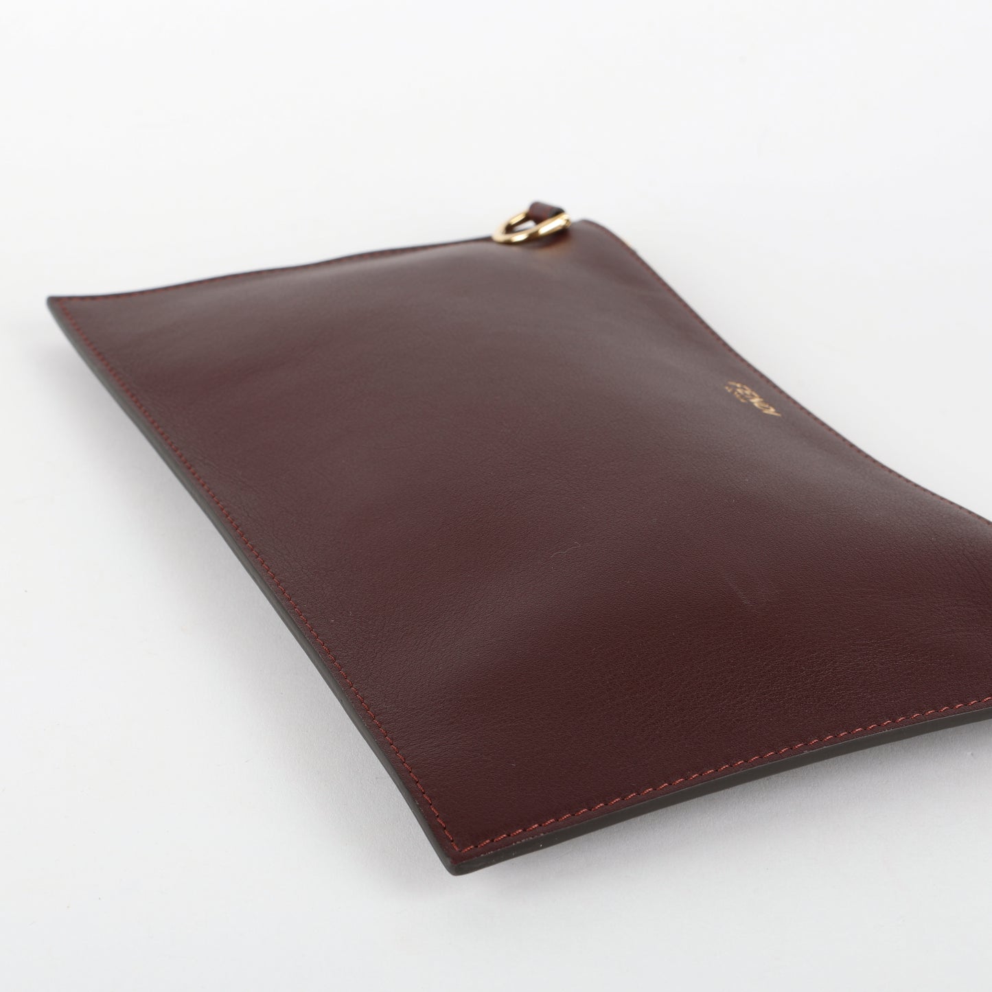Slim Pouch, Maroon (missing wristlet)