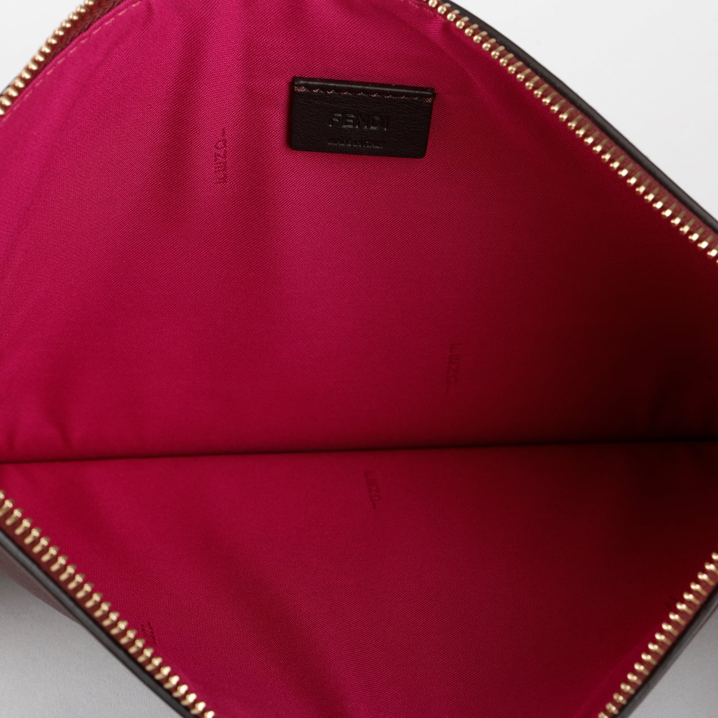 Slim Pouch, Maroon (missing wristlet)