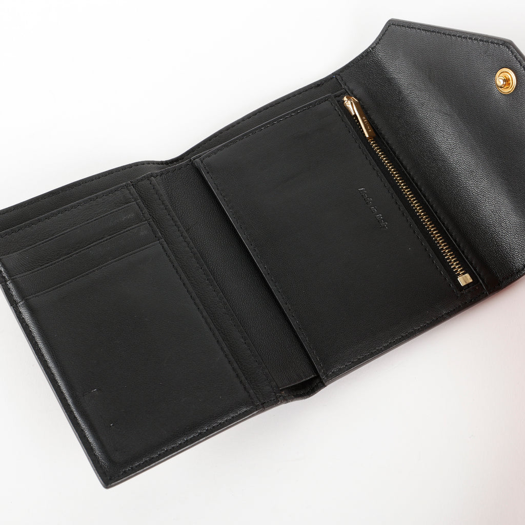 Pocket Envelope Wallet, Black/Blue