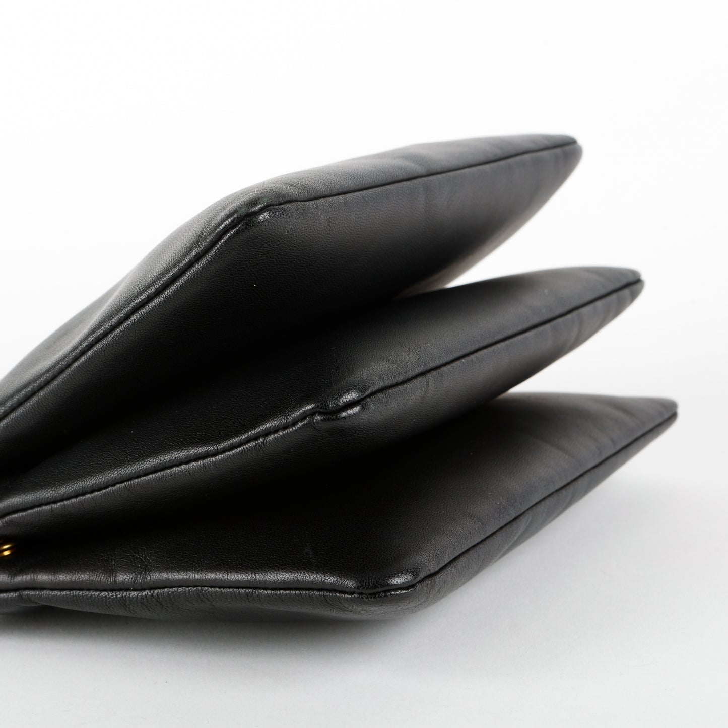 Trio Pouch on Strap, Black