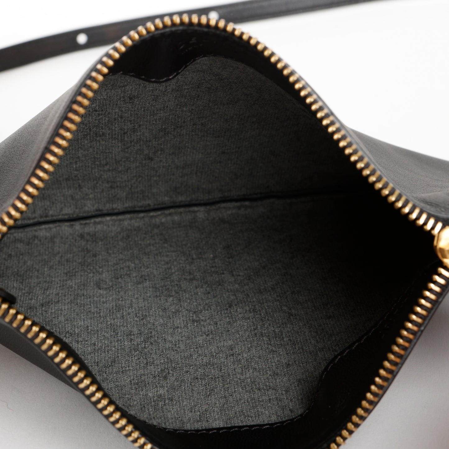 Trio Pouch on Strap, Black