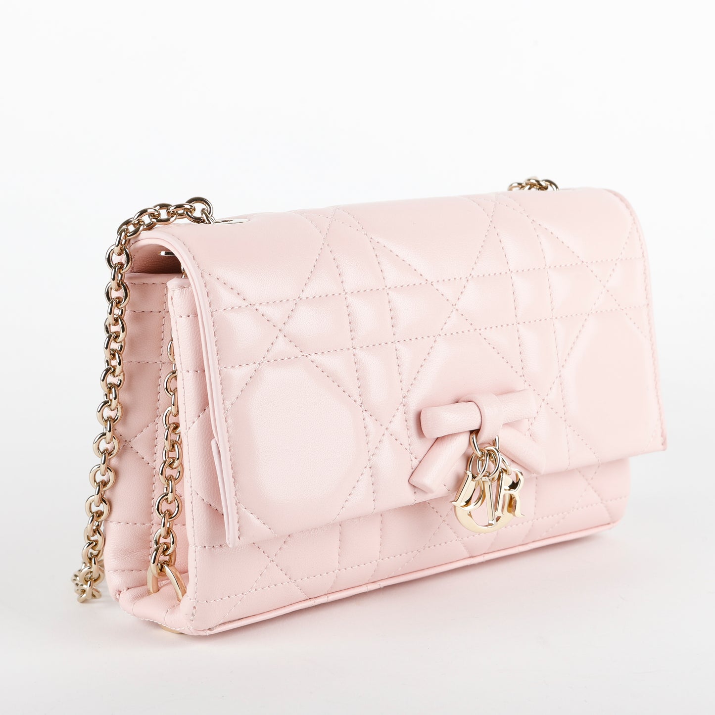 Mini Macrocannage Soupir, Light Pink Lambskin