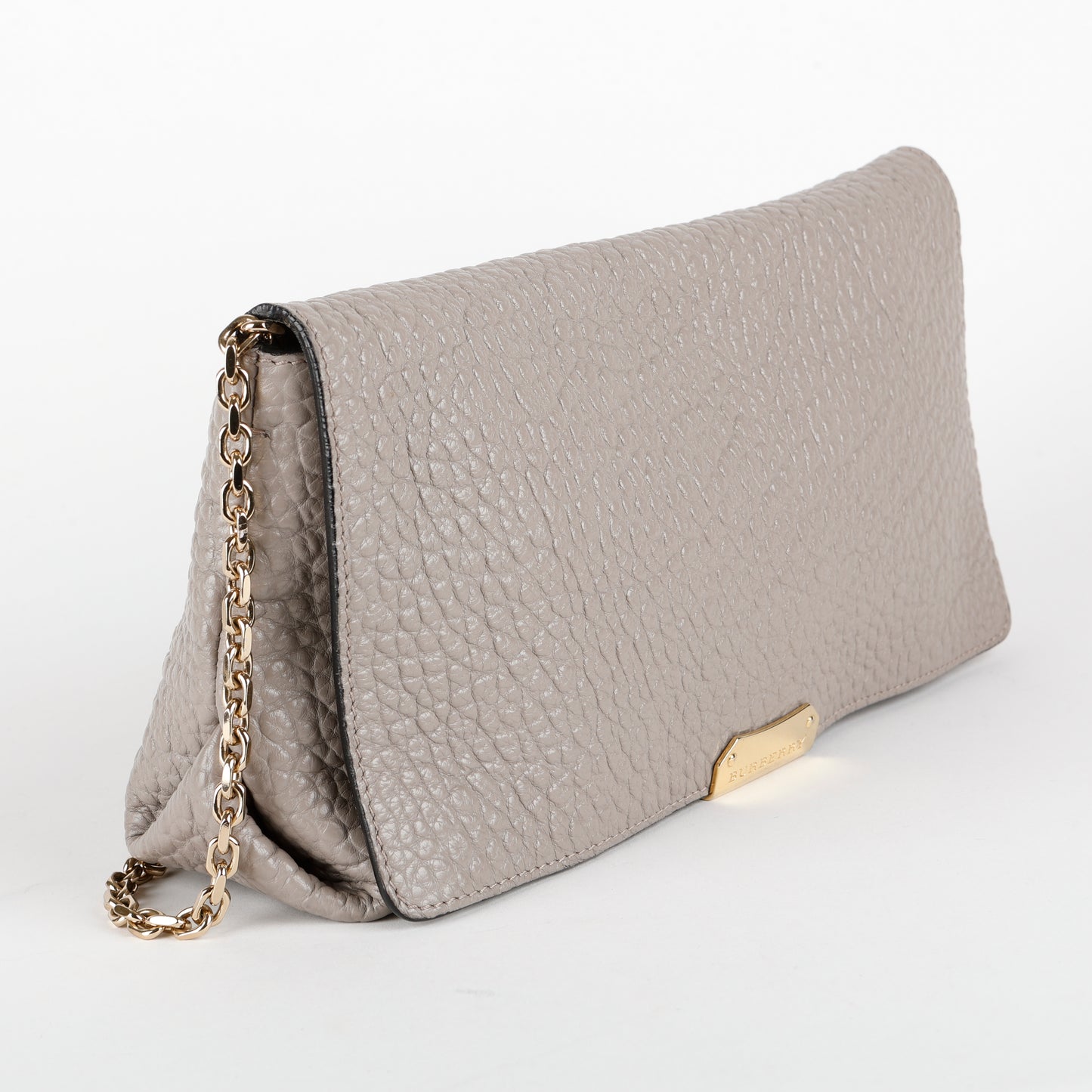 Medium Mildenhall Crossbody, Pale Grey Grained Calfskin