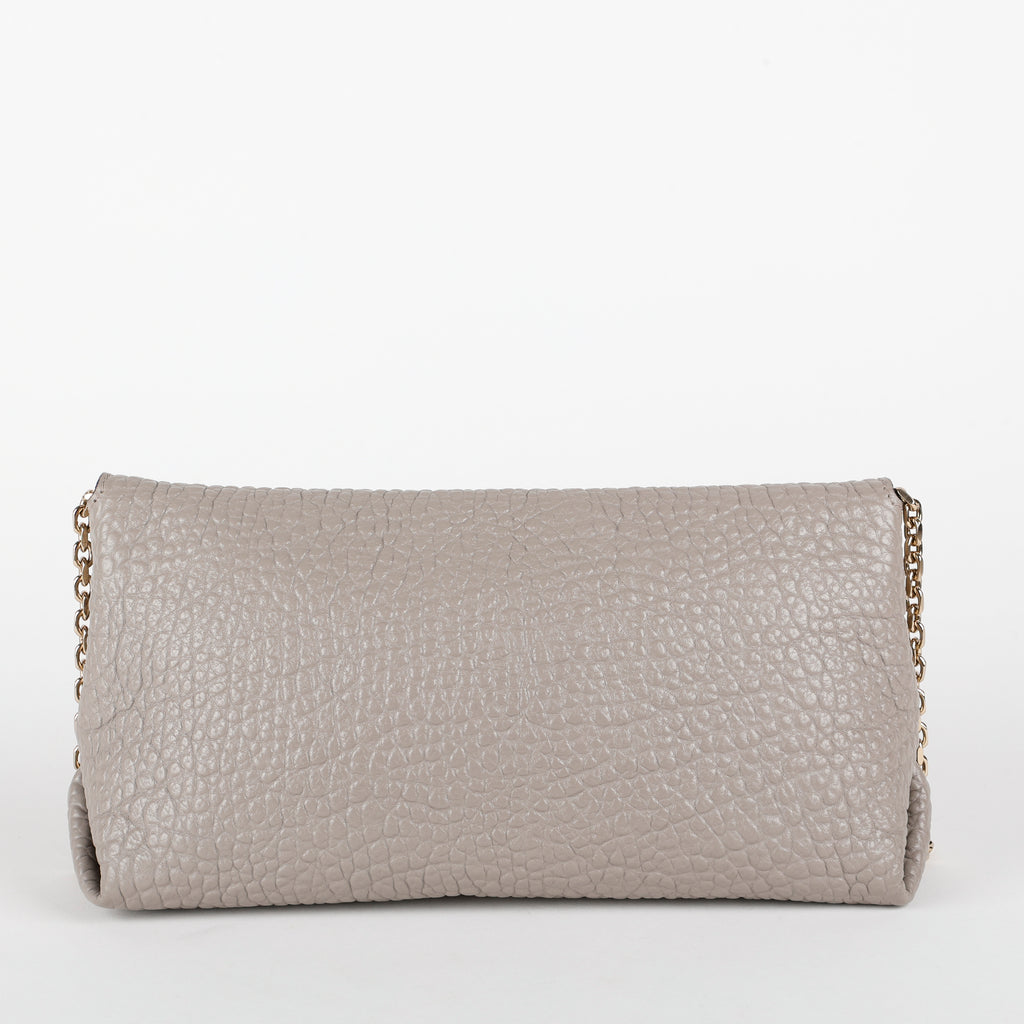 Medium Mildenhall Crossbody, Pale Grey Grained Calfskin
