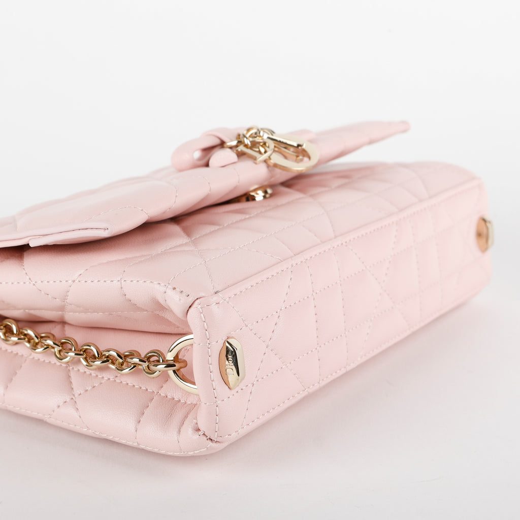 Mini Macrocannage Soupir, Light Pink Lambskin