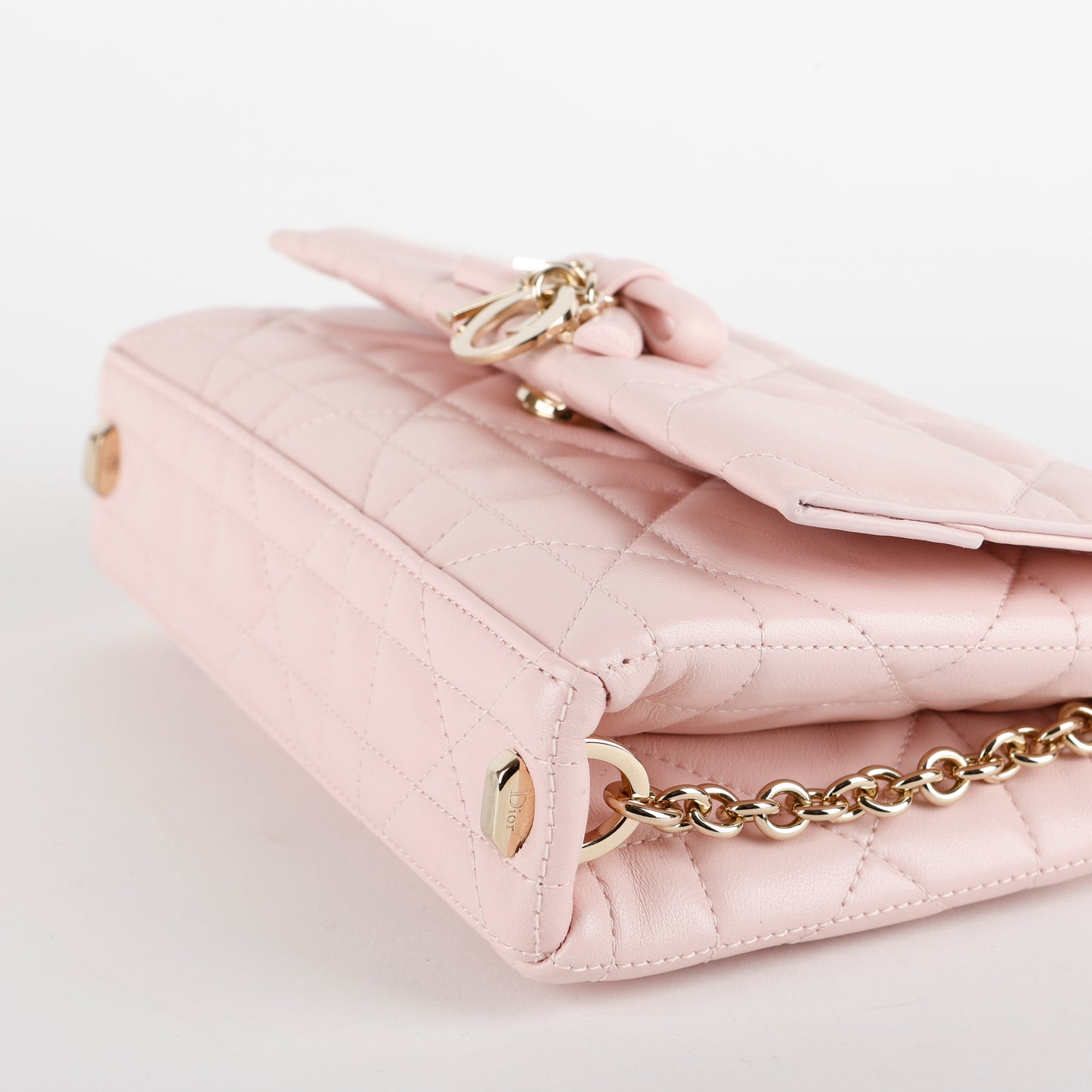 Mini Macrocannage Soupir, Light Pink Lambskin