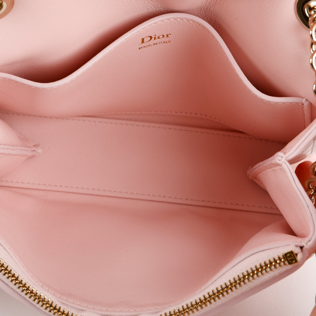 Mini Macrocannage Soupir, Light Pink Lambskin
