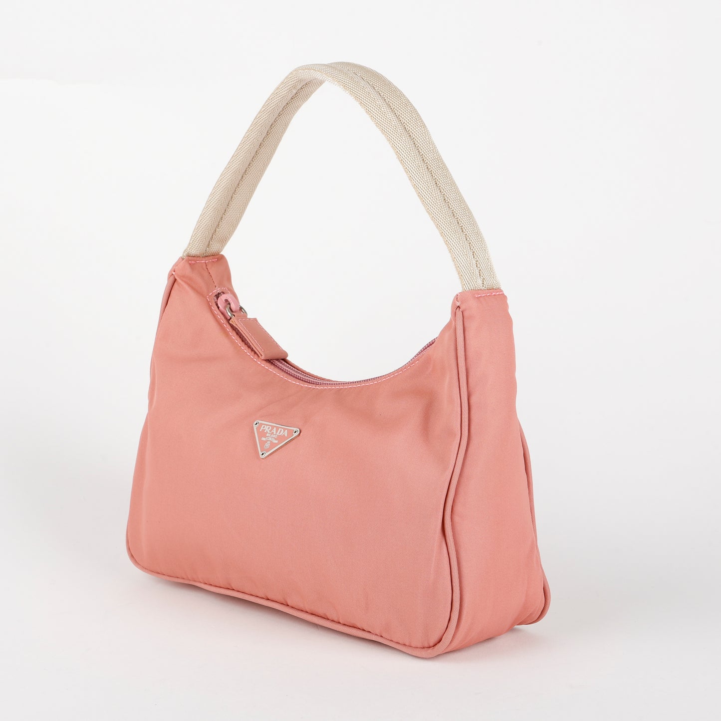 Mini Shoulder Bag, Dusty Rose Nylon