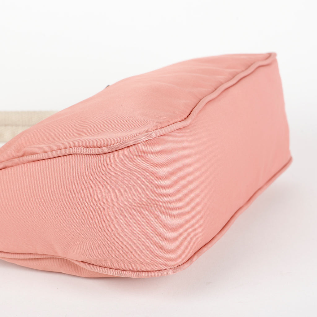 Mini Shoulder Bag, Dusty Rose Nylon