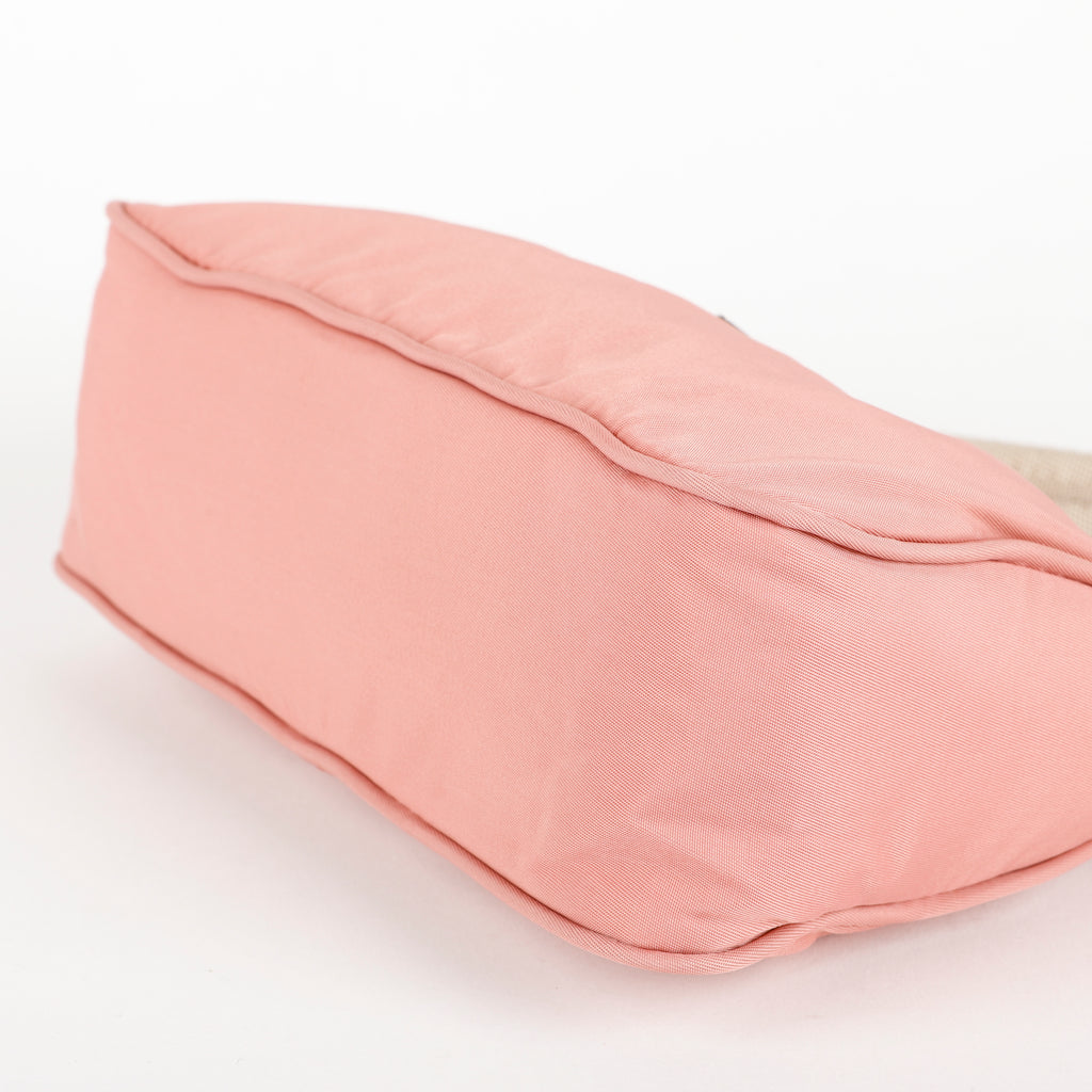 Mini Shoulder Bag, Dusty Rose Nylon