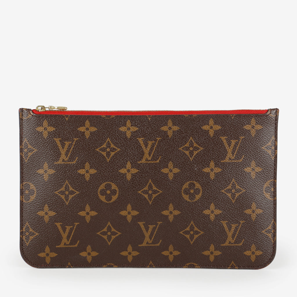 Pochette Wristlet, Monogram Red