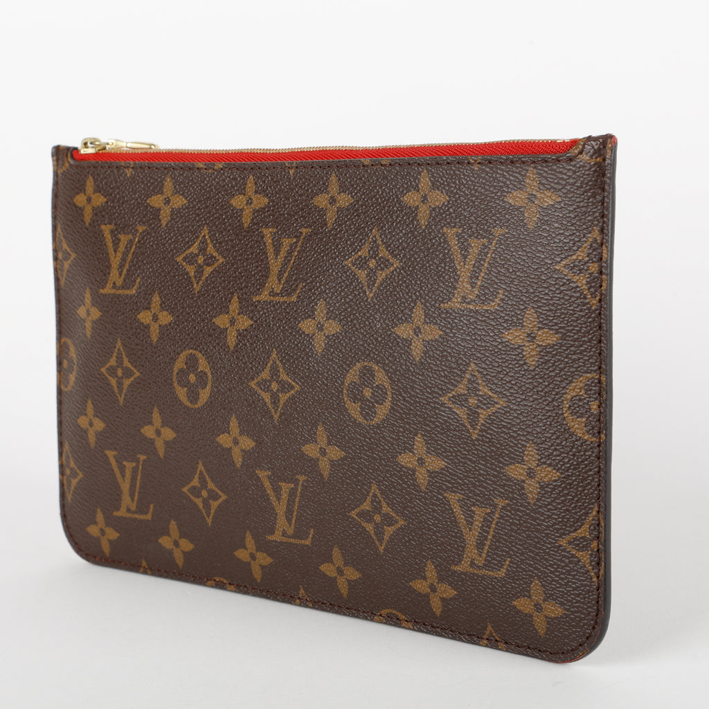 Pochette Wristlet, Monogram Red