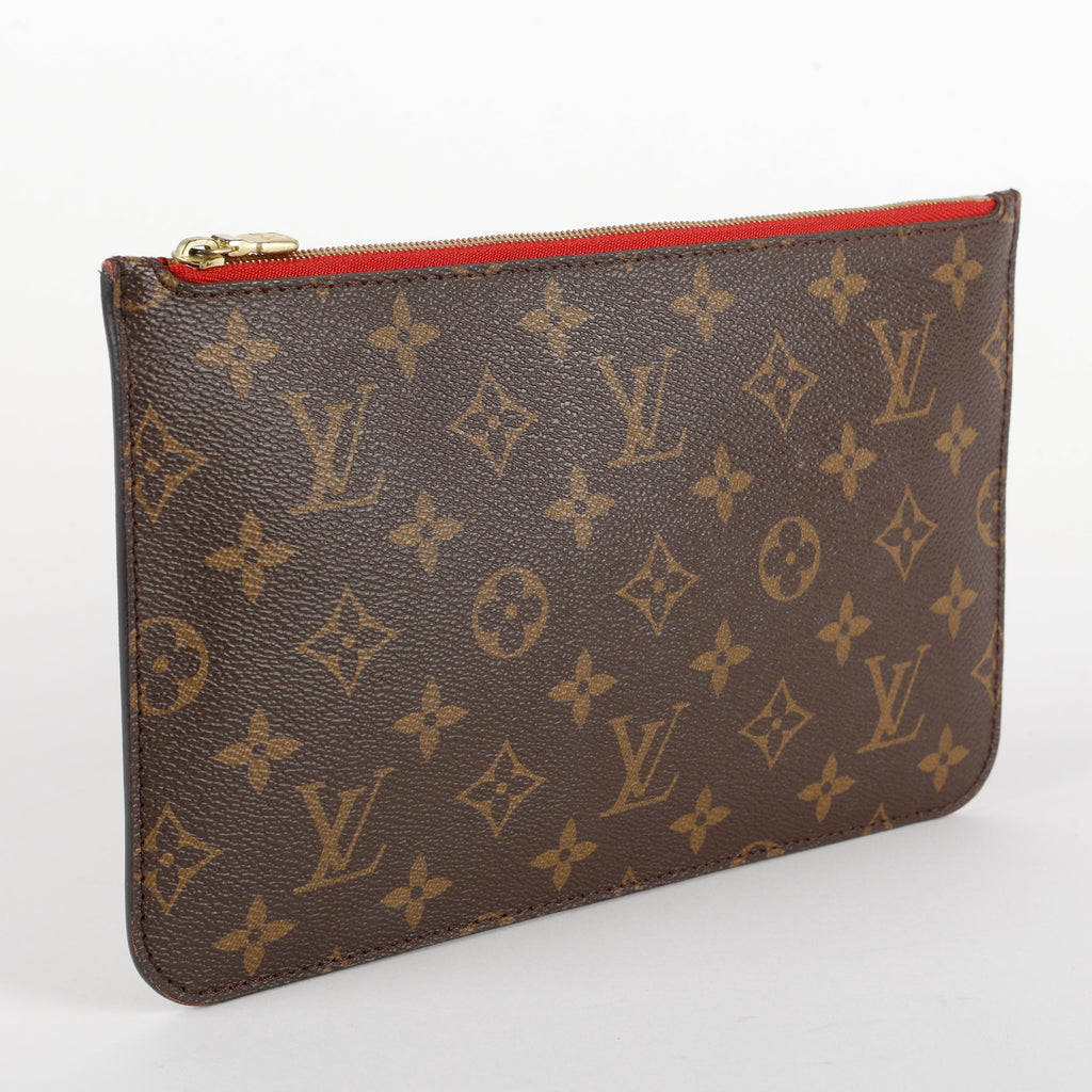 Pochette Wristlet, Monogram Red