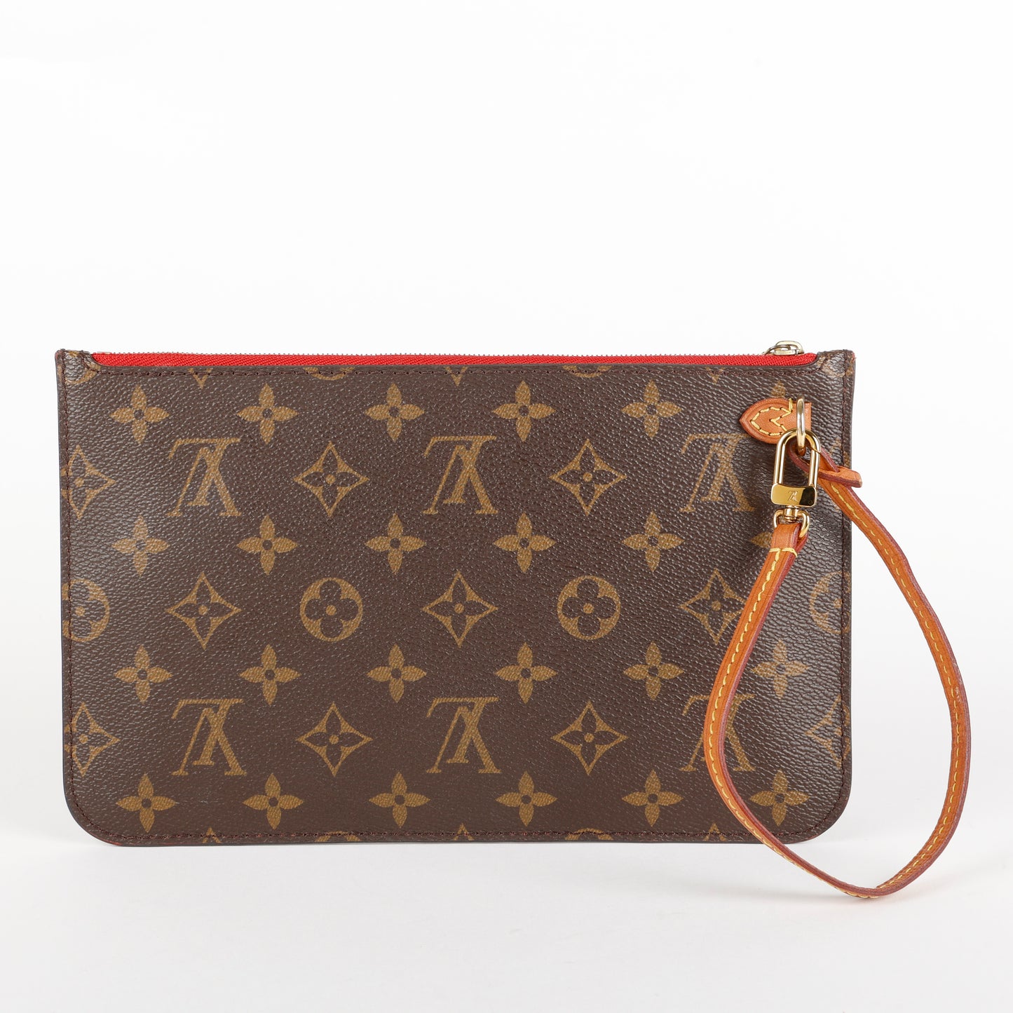 Pochette Wristlet, Monogram Red