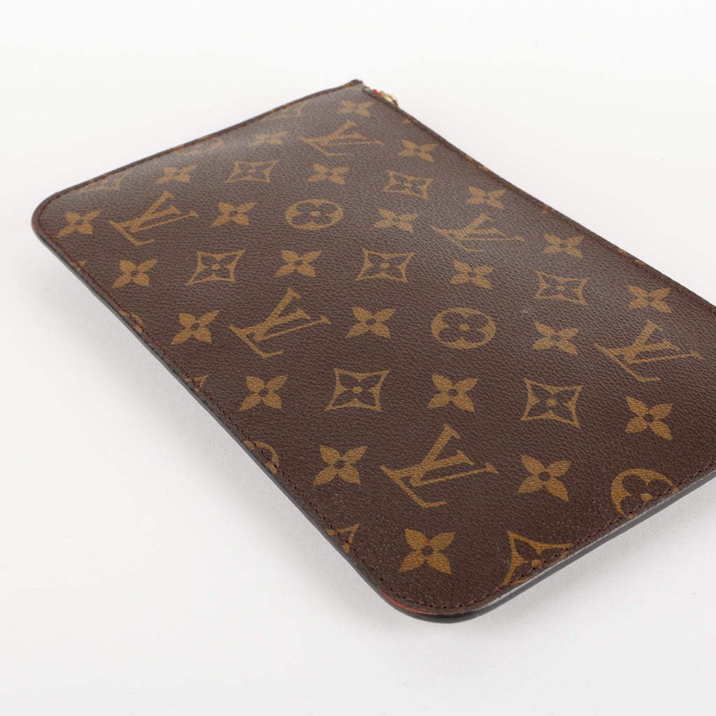 Pochette Wristlet, Monogram Red