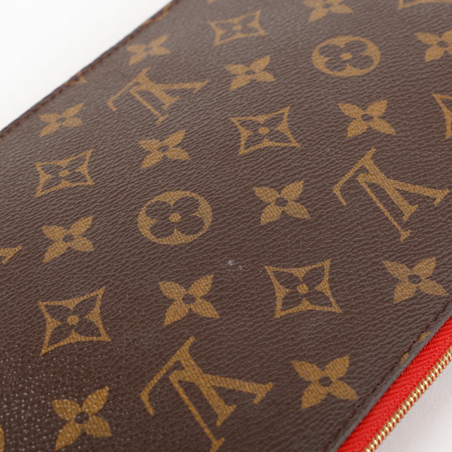 Pochette Wristlet, Monogram Red