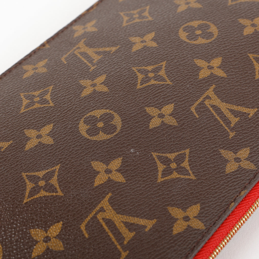 Pochette Wristlet, Monogram Red