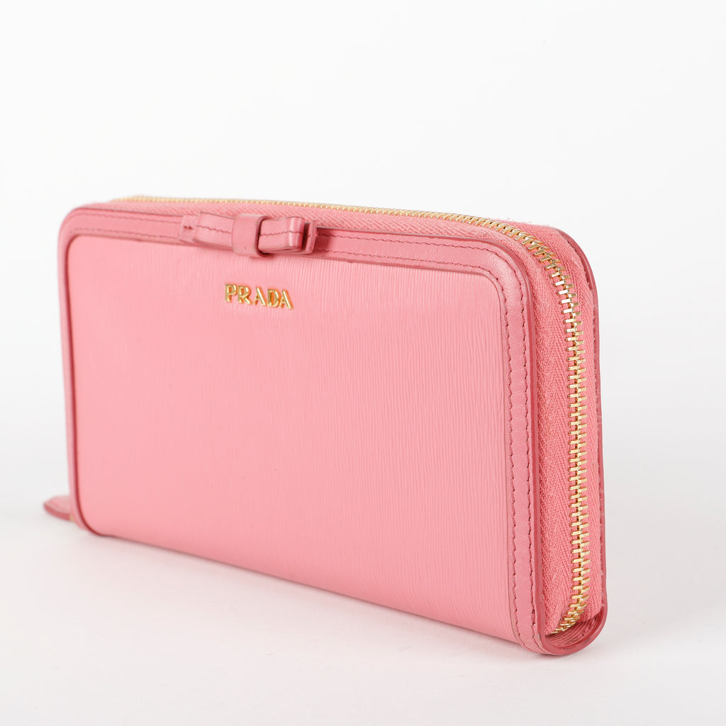 Fioco Zip Around Wallet, Pink Move