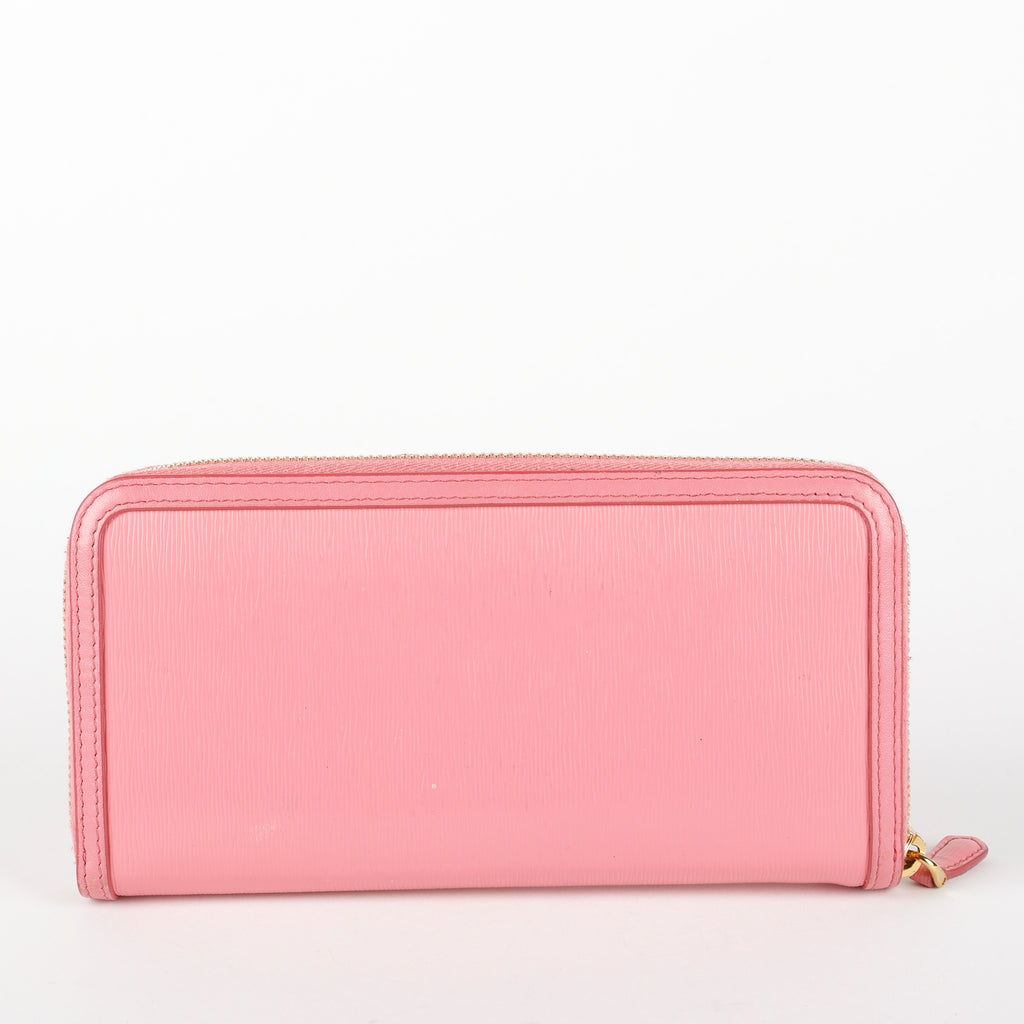 Fioco Zip Around Wallet, Pink Move