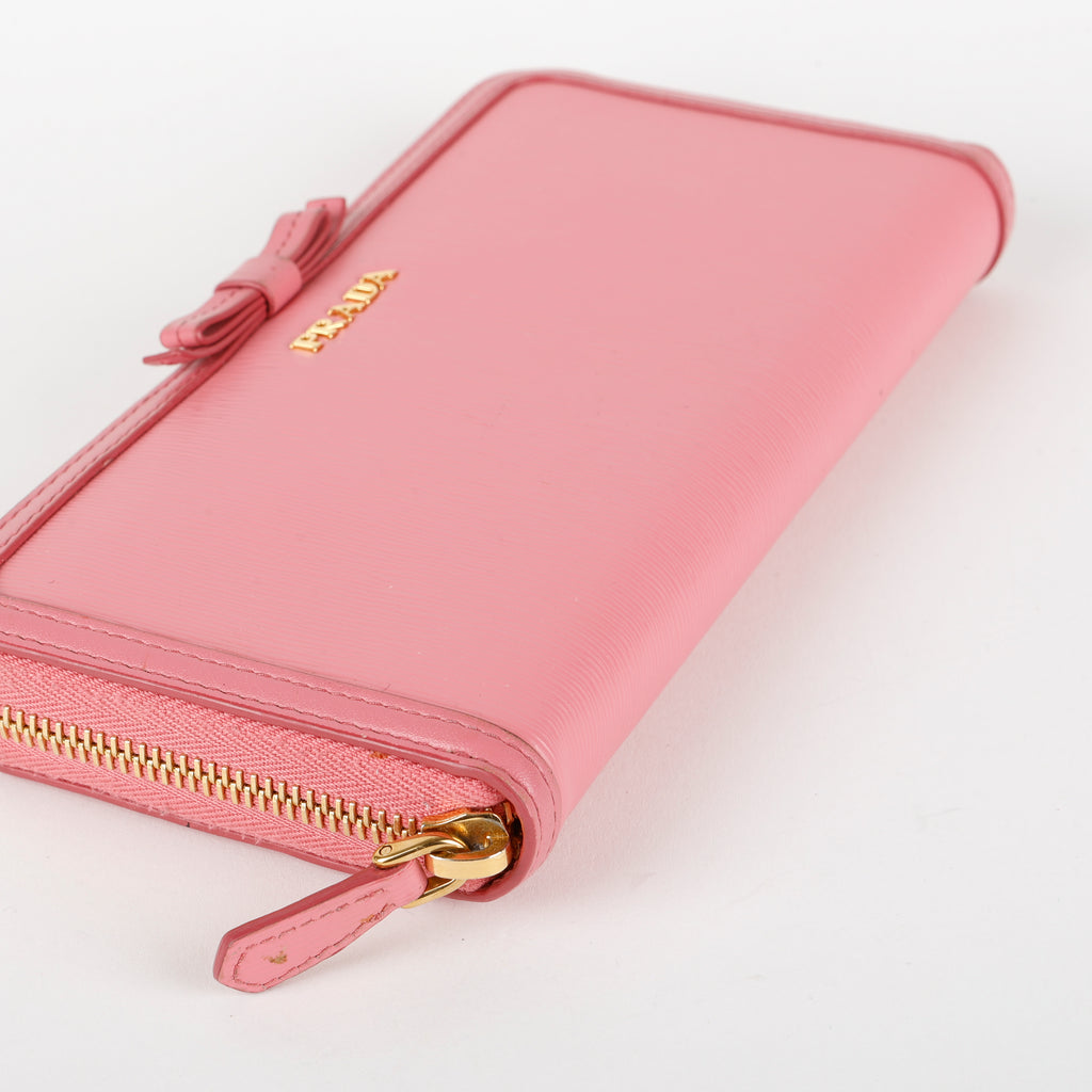 Fioco Zip Around Wallet, Pink Move