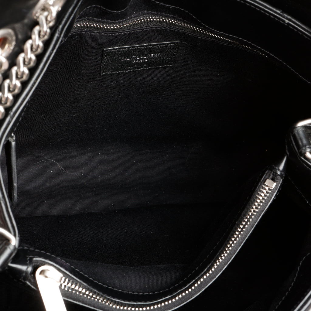 Medium LouLou, Black Calfskin SHW