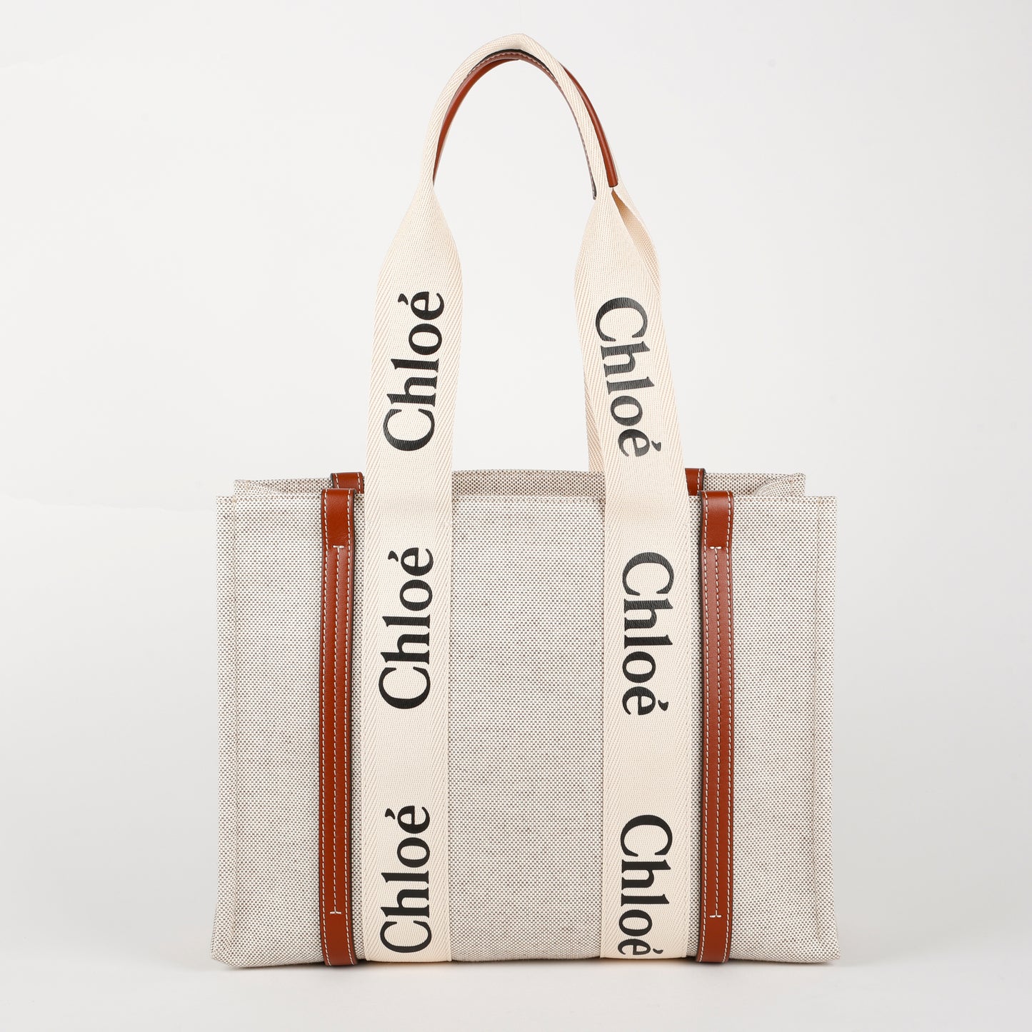 Medium Woody Tote, Cream